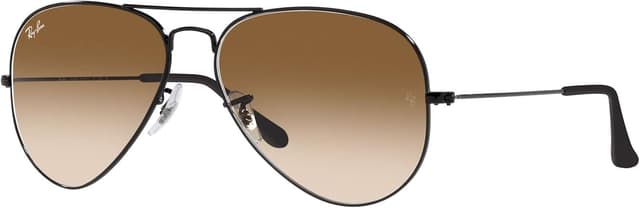 Detalle 2 de Ray-Ban RB3025 Classic Aviator Sunglasses (XS fit) with gradient brown lenses