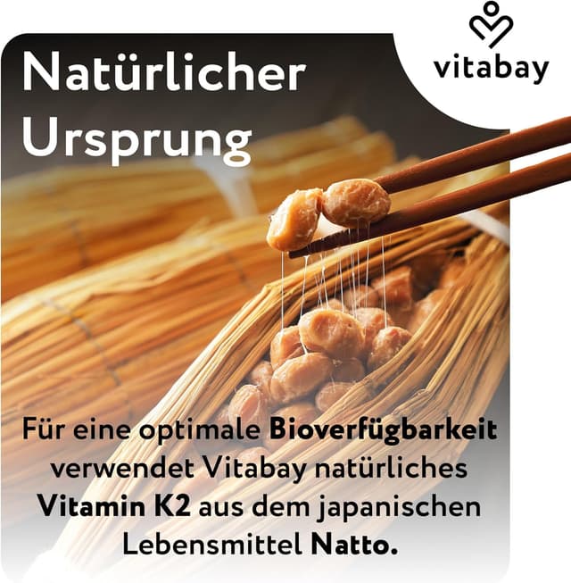 Thumbnail 6 de vitabay Vitamin K2 MK‑7 200 µg 240 Tabletten