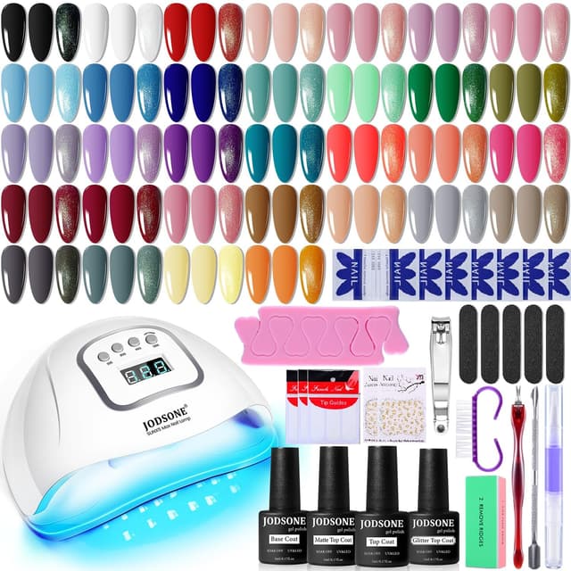 Detalle de JODSONE Gel Nail Kit with UV Lamp