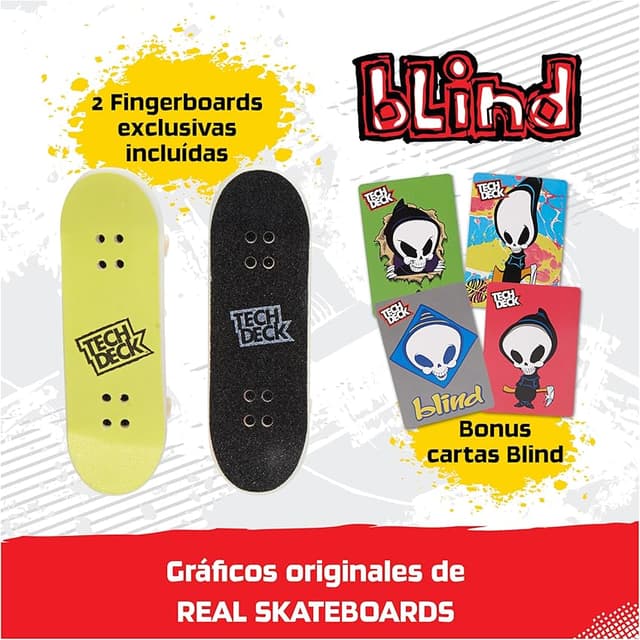 Thumbnail 4 de Tech Deck Neon Mega Park X-Connect — parque de dedos para 2 fingerboards
