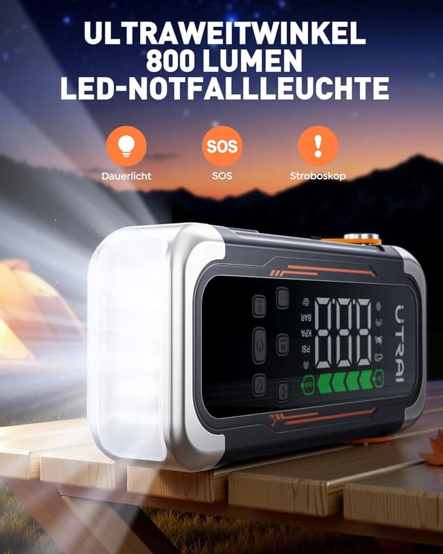 Thumbnail 5 de UTRAI Starthilfe Powerbank 6000A mit Kompressor