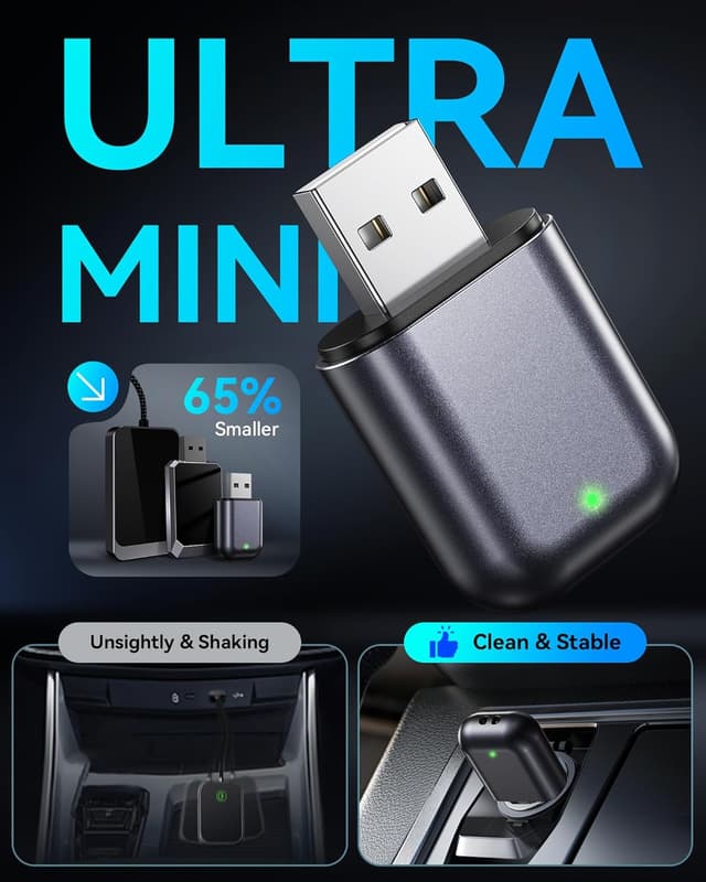 Detalle 2 de Burnt Sugar Wireless CarPlay Adapter 2025