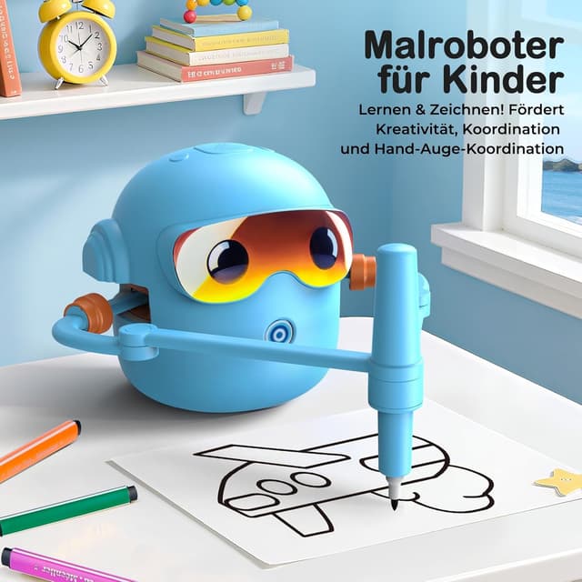 Detalle de Malroboter für Kinder Zeichenroboter ab 3 Jahren