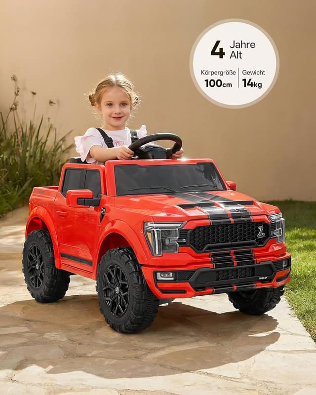 Detalle de Outfunny Ford Shelby F-150 Kinder-Elektroauto 12V