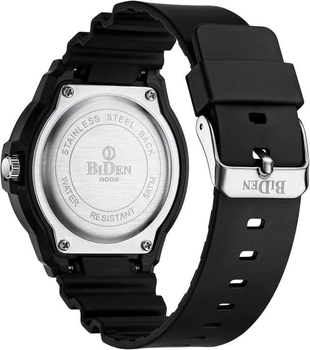 Detalle 2 de HANPOSH Herren Uhr 50M wasserdicht, Datum