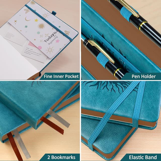 Detalle 2 de ZXHQ A5 Journal 360 Pages SeaGreen