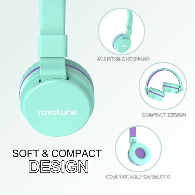 Thumbnail 1 de YoYotune Kids Bluetooth Headphones
