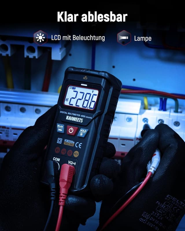 Thumbnail 5 de KAIWEETS KM200s Multimeter mit True RMS