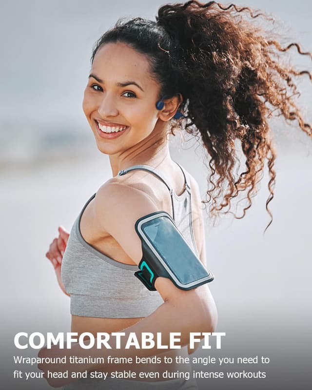 Thumbnail 4 de SANOTO Cuffie a conduzione ossea Open Ear Bluetooth 5.3 IPX7