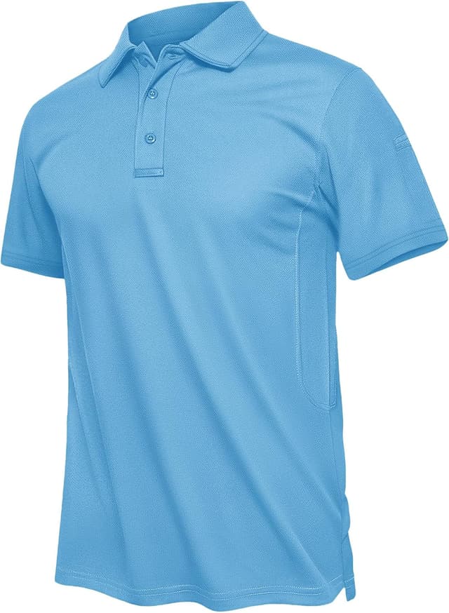 Thumbnail 6 de TACVASEN Men’s Breathable Golf Polo Shirt (Quick-Dry, Short Sleeve) for Casual Work & Outdoor Days