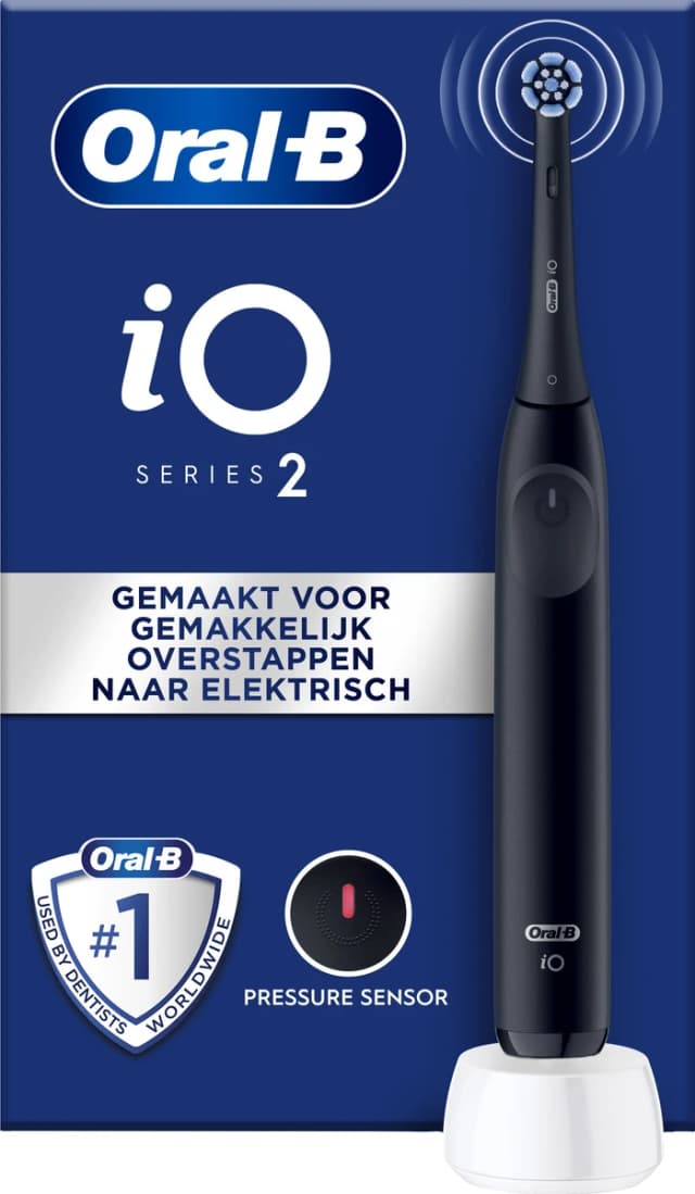 Thumbnail 2 de Oral-B iO 2 Schwarz elektrische Zahnbürste 2 Wochen Akku
