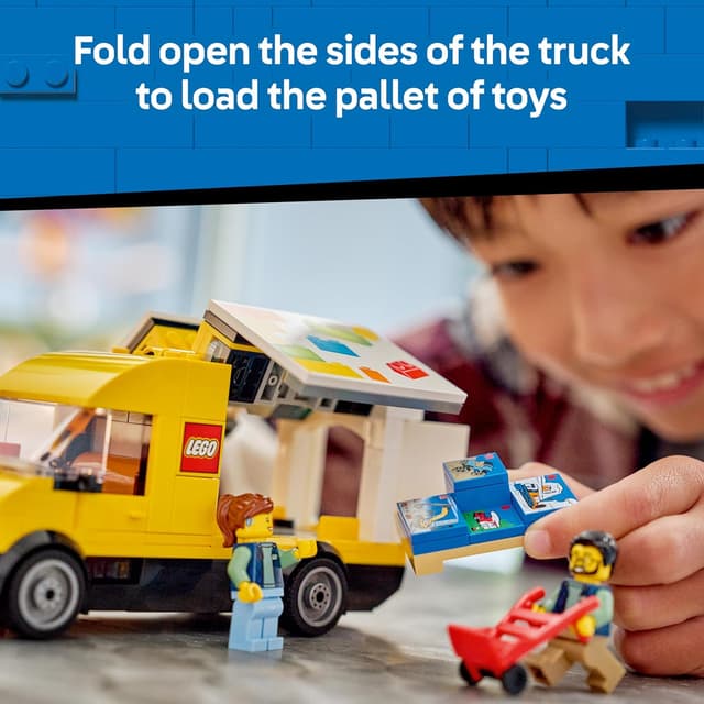 Detalle de LEGO City 60500 Van Toy Truck Kit