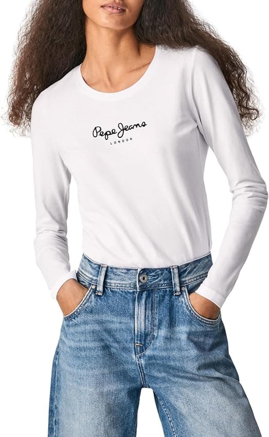 Imagen de Pepe-jeans camiseta algodón manga larga en OfertitasTOP