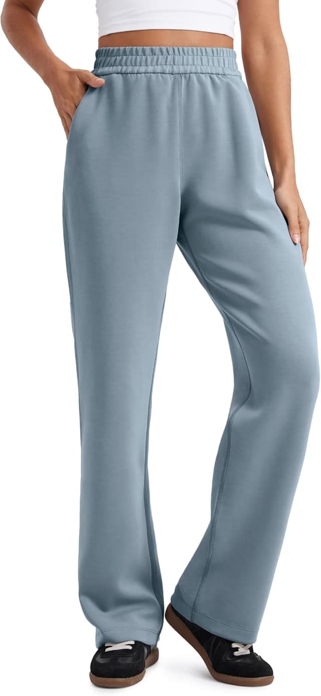 Thumbnail 6 de CRZ YOGA SoftAura pantaloni da donna a gamba dritta casual con tasche e cintura elastica (71/76/81 cm)
