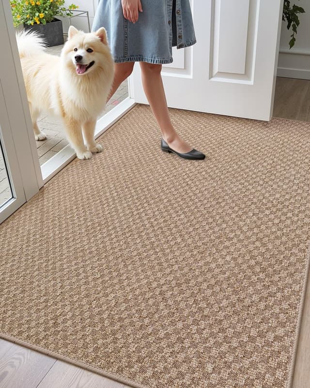 Detalle de COLOR&GEOMETRY Fussmatte 122 x 183 cm Beige