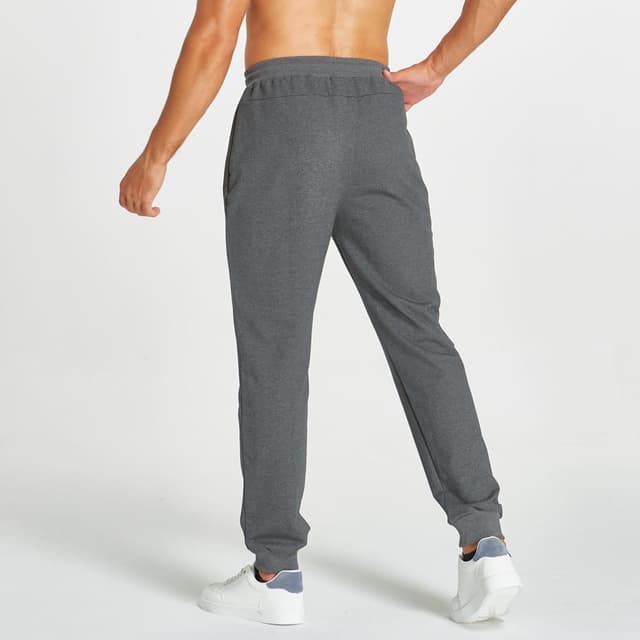 Detalle de ZOXOZ Pantalons de survêtement hiver homme doublés Sherpa, laine chaude avec poches zippées