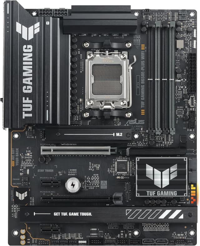 Detalle 2 de ASUS TUF Gaming B650E-PLUS motherboard 80A đź–Ą