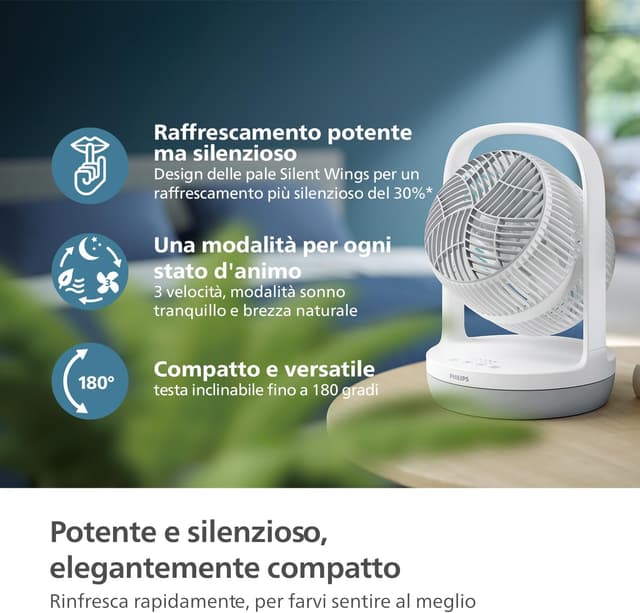 Thumbnail 1 de Ventilateur Philips Série 2000 SilentWings 23 dB ⚙