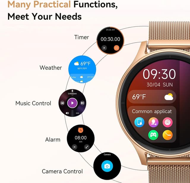 Thumbnail 6 de Laidies Smart Watch HD 120 sports, AI voice assistant