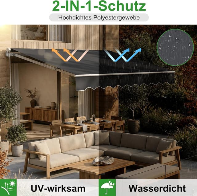 Detalle 2 de ACXIN tenda da sole 4x3 m in alluminio