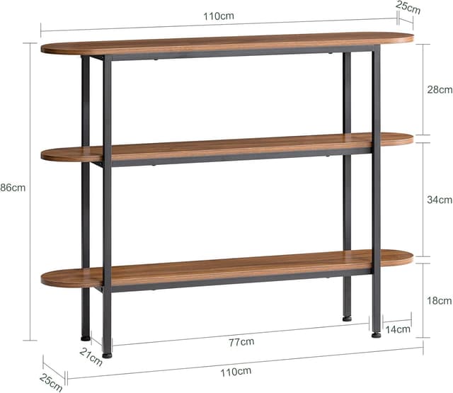 Detalle de SoBuy Table Console FSB67-WS