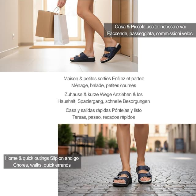 Detalle de JOMIX sandales d’été anatomiques pour femme : confort et semelle antidérapante