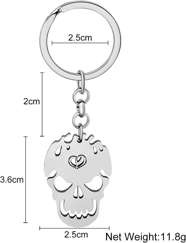 Thumbnail 4 de LONYOO Porte-clés Halloween Acier Inoxydable