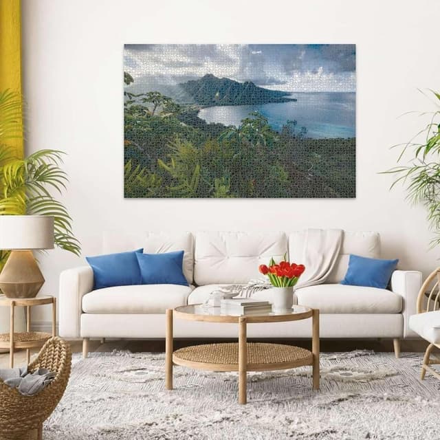 Detalle 2 de Ravensburger Puzzle Paesaggio hawaiano 5000 pezzi 🧩