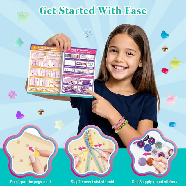 Thumbnail 4 de Ostern Freundschaftsarmband Bastelset für Mädchen