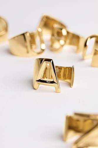 Thumbnail 4 de SINGULARU Letter Signet anillo talla única 💍