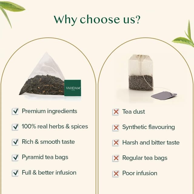 Thumbnail 5 de VAHDAM Earl Grey Citrus Té Negro 🍋 Sin Bergamota, 30 Piramidales