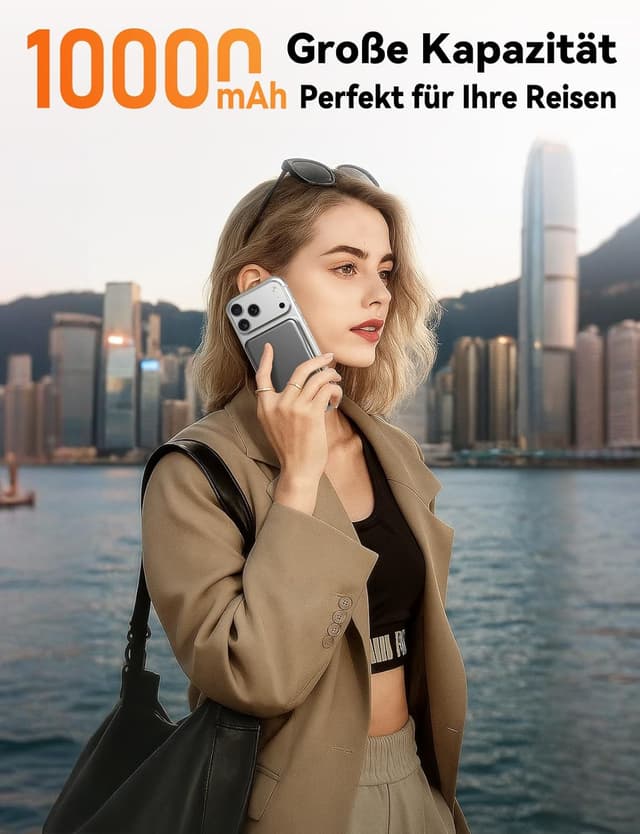 Detalle 2 de Magnetische Powerbank 10000mAh 20W PD