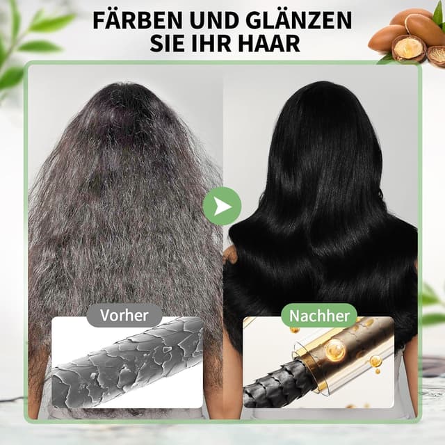 Thumbnail 5 de Schwarz Haarfärbeshampoo Haarfarbe Schwarz