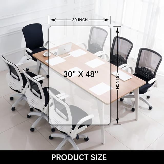 Thumbnail 6 de Kuyal Clear Chair Mat 30 x 48 inches