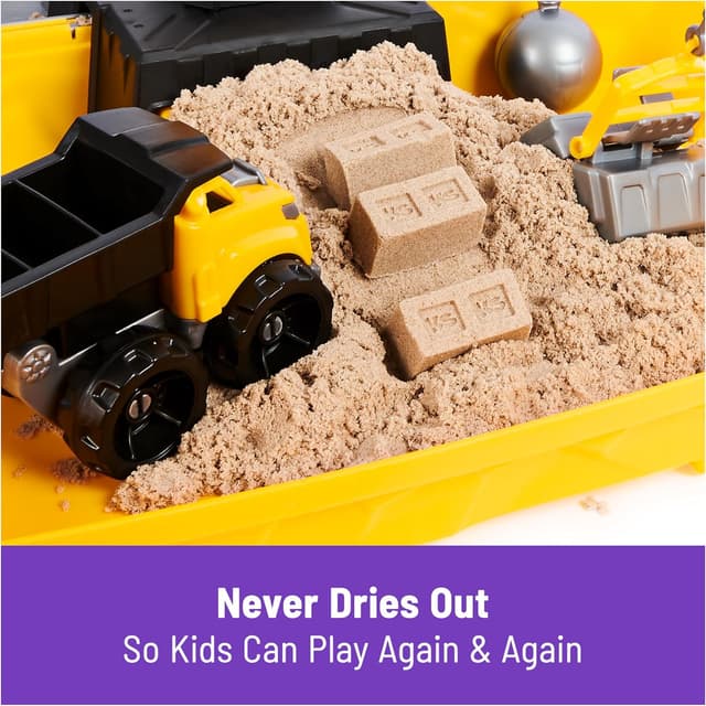 Thumbnail 6 de Kinetic Sand Construction Site Sandbox 907g
