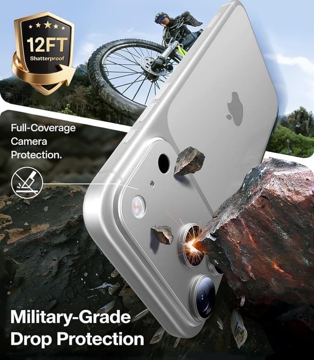 Detalle de iPhone 17 Pro Max camera lens protector