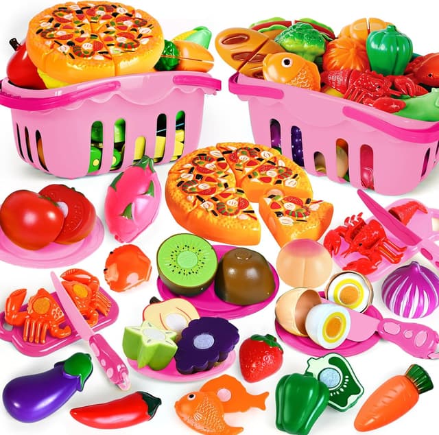 Thumbnail 6 de 100 Pcs Play Food Set