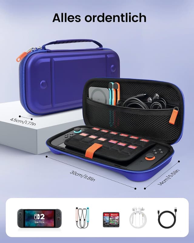 Detalle de TRANSNOVO Switch 2 Tasche mit Hartschale 2025