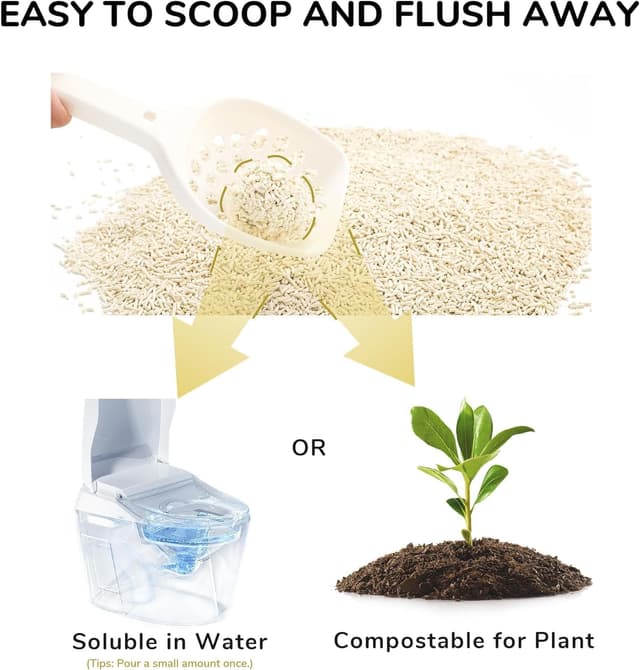 Thumbnail 4 de FUKUMARU Tofu Cat Litter 16 L flushable 🐱