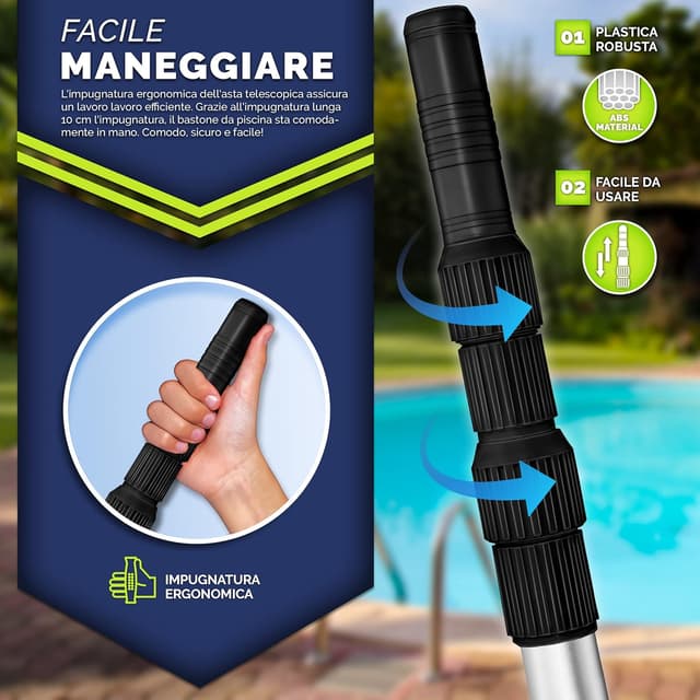 Detalle de tillvex Asta telescopica 3,60 m