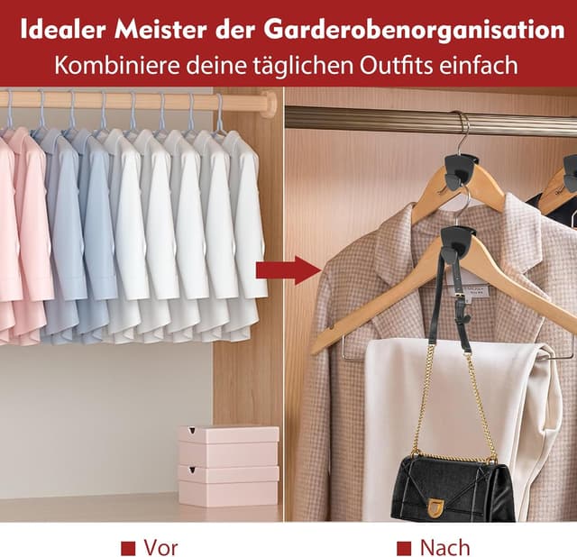 Detalle 1 de Kleiderbügel Organizer 70 Stück bis 20 kg