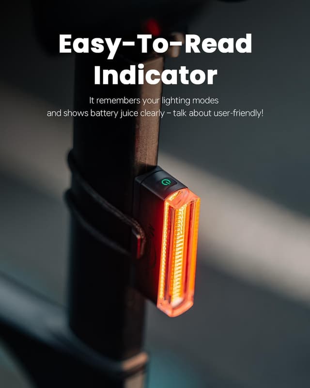 Detalle 2 de Magicshine SEEMEE 50 V2.0 rear bike tail light with USB-C recharge