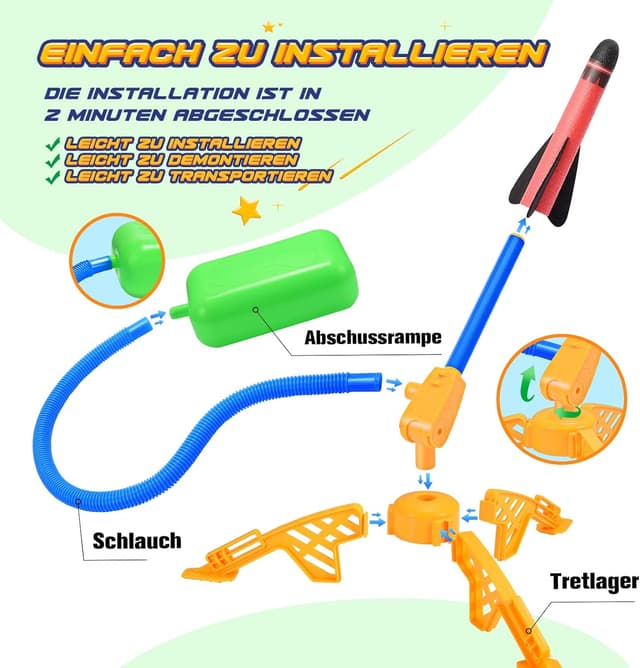 Detalle 2 de Anginne Rakete Luftdruck Rakete
