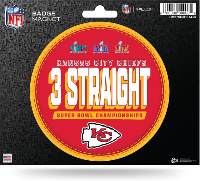 Detalle 2 de Rico Industries NFL Unisex Modern Fan Magnet (Officially Licensed) — Car, Home, Cooler or Office Decor