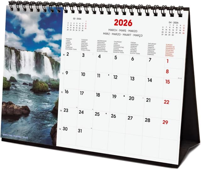 Thumbnail 3 de Finocam Calendario da tavolo 2026 mensile