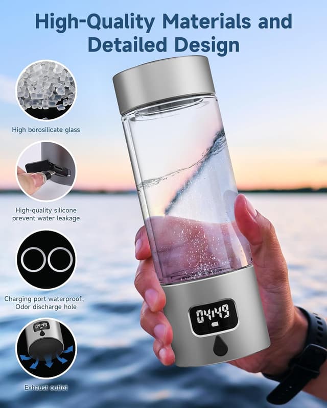 Thumbnail 4 de Hydrogen Water Bottle 340ml portable bottle 🚰