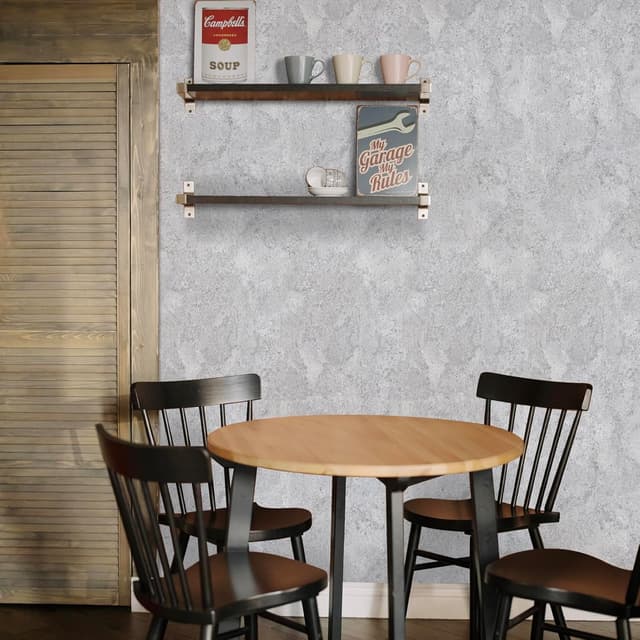 Detalle de Hode Klebefolie Möbel Grau 30×300 cm – Betonoptik, selbstklebend und wasserabweisend