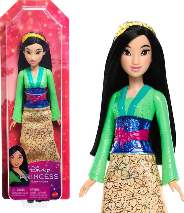 Imagen de Mattel Mulán Muñeca princesa pelo largo 3+ años en OfertitasTOP