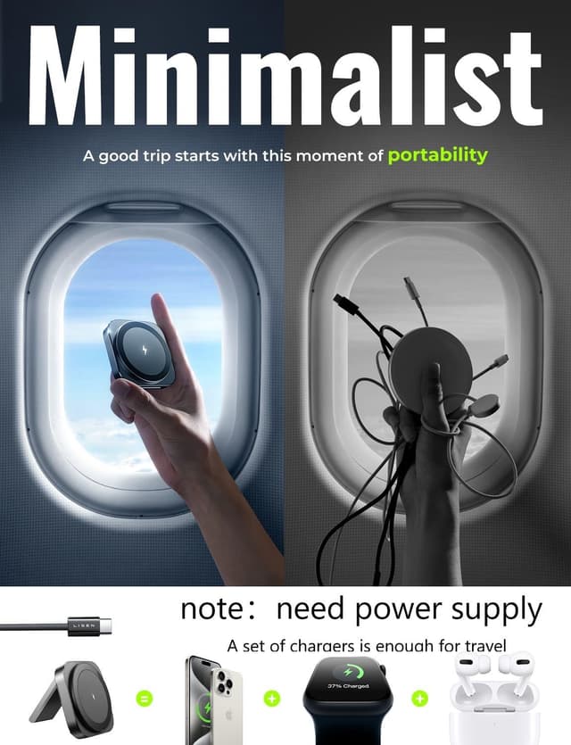 Thumbnail 6 de LISEN Support Chargeur Induction 15W