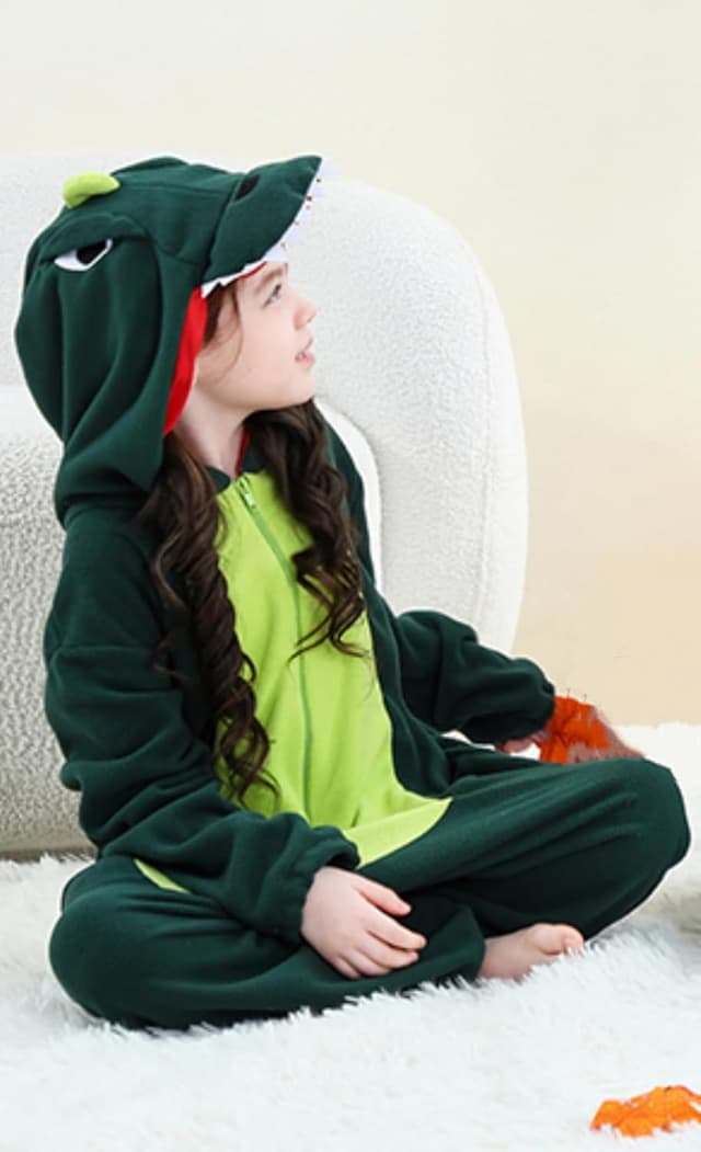 Thumbnail 3 de CarRivb Kids Onesie Tier Kostüm mit Kapuze